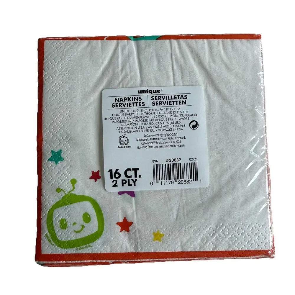 Cocomelon Birthday Party Kit Decorations Favors Tablecloth Bus Balloon Backdrop